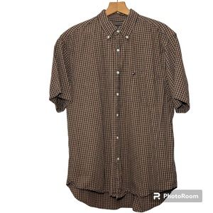 Ralph Lauren Vintage Black Label plaid shortsleeved button up. Men’s XL